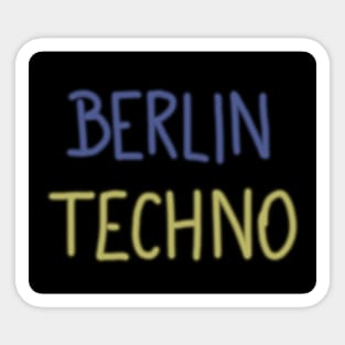 Berlin Techno Sticker